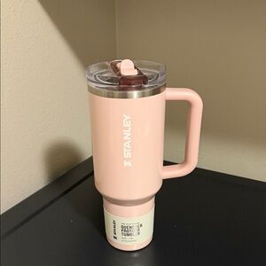 Stanley Blush Pink Travel Mug with Handle